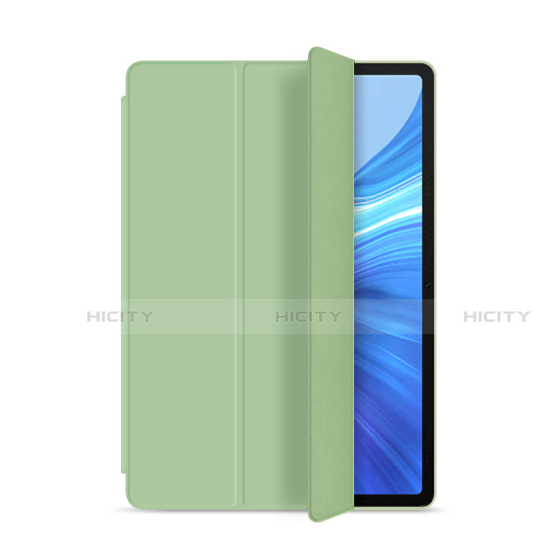 Huawei Honor Pad V6 10.4用手帳型 レザーケース スタンド カバー L02 ファーウェイ シアン