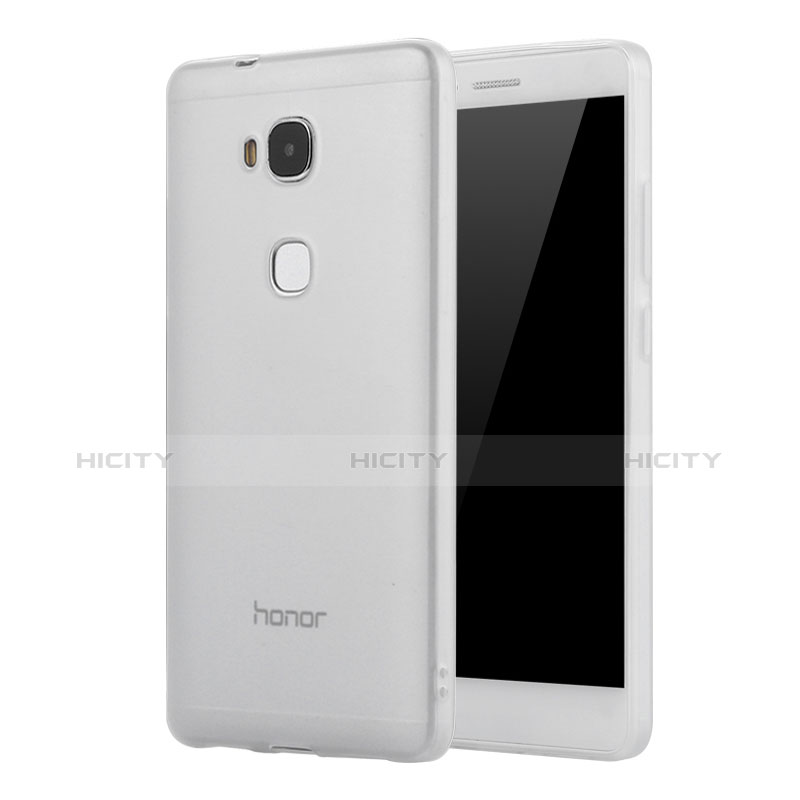 Huawei Honor Play 5X用極薄ソフトケース シリコンケース 耐衝撃 全面保護 S01 ファーウェイ クリア