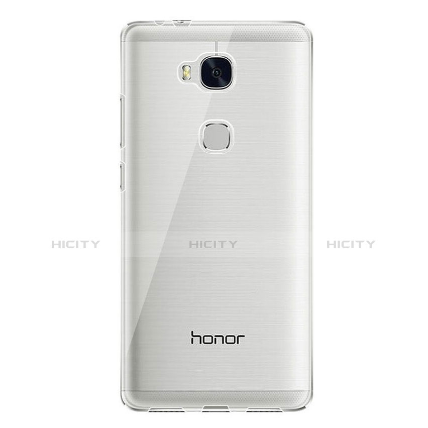 Huawei Honor Play 5X用極薄ソフトケース シリコンケース 耐衝撃 全面保護 クリア透明 T05 ファーウェイ クリア