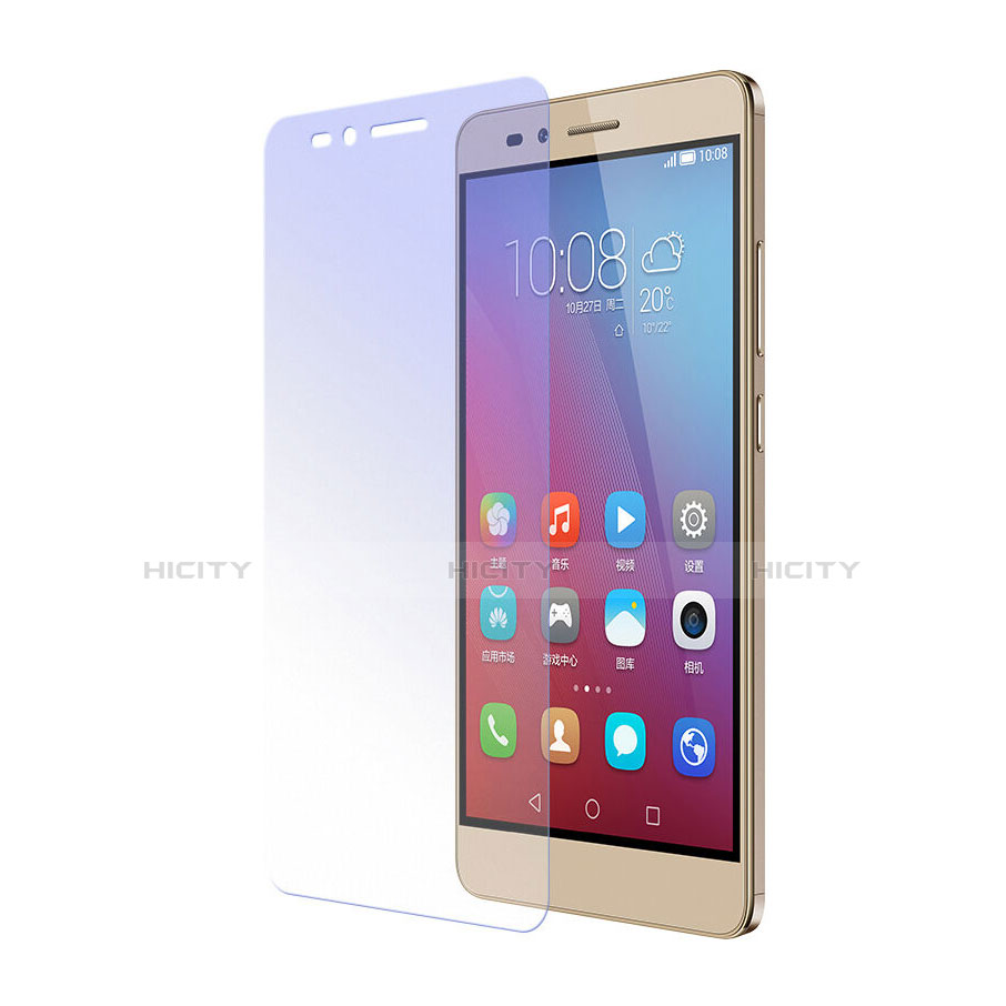Huawei Honor Play 5X用アンチグレア ブルーライト 強化ガラス 液晶保護フィルム ファーウェイ ネイビー
