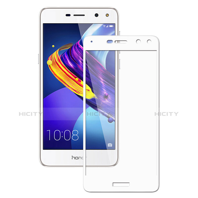 Huawei Honor Play 6用強化ガラス フル液晶保護フィルム ファーウェイ ホワイト