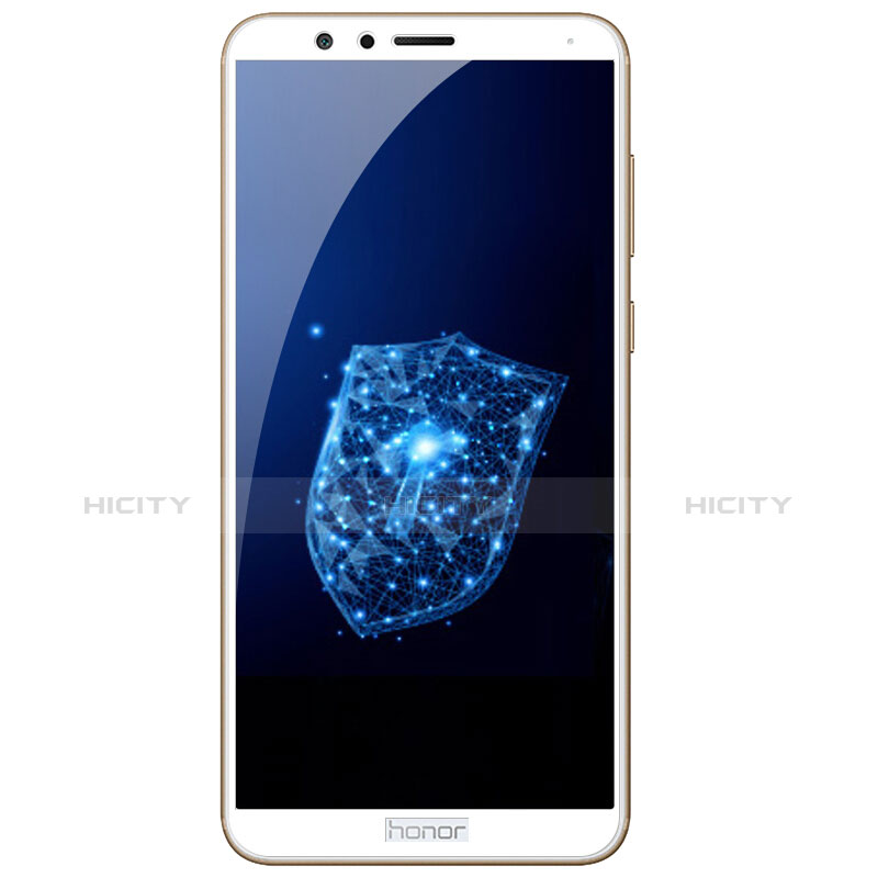 Huawei Honor Play 7X用強化ガラス フル液晶保護フィルム F03 ファーウェイ ホワイト