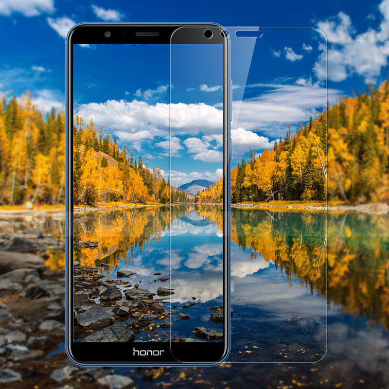 Huawei Honor Play 7X用強化ガラス 液晶保護フィルム T04 ファーウェイ クリア