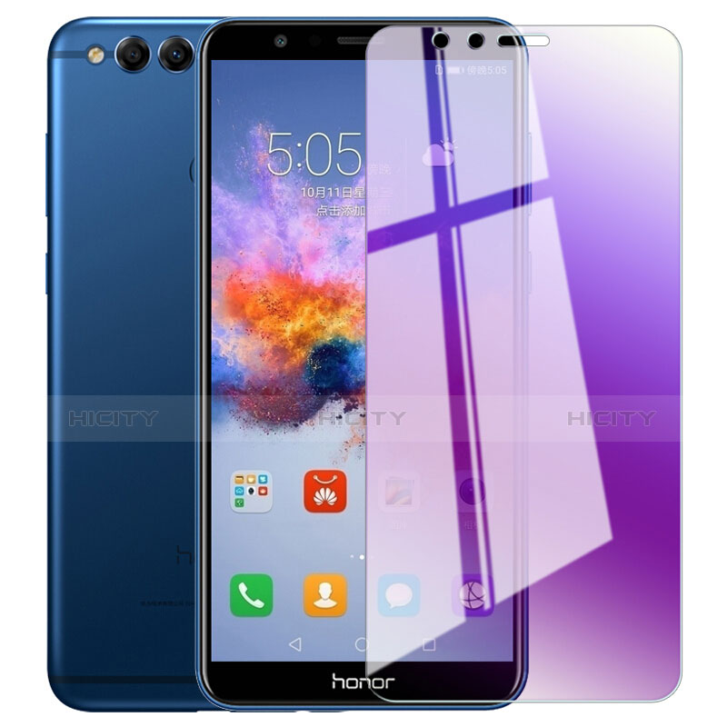 Huawei Honor Play 7X用アンチグレア ブルーライト 強化ガラス 液晶保護フィルム B01 ファーウェイ クリア