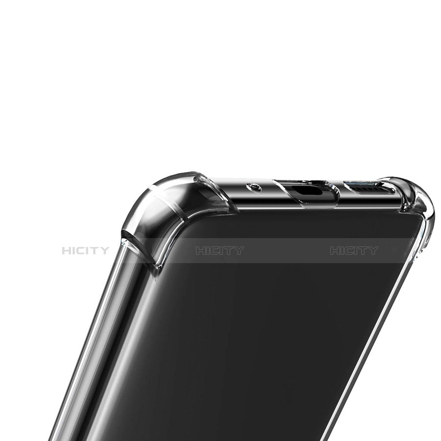 Huawei Honor Play 8用極薄ソフトケース シリコンケース 耐衝撃 全面保護 クリア透明 カバー ファーウェイ クリア