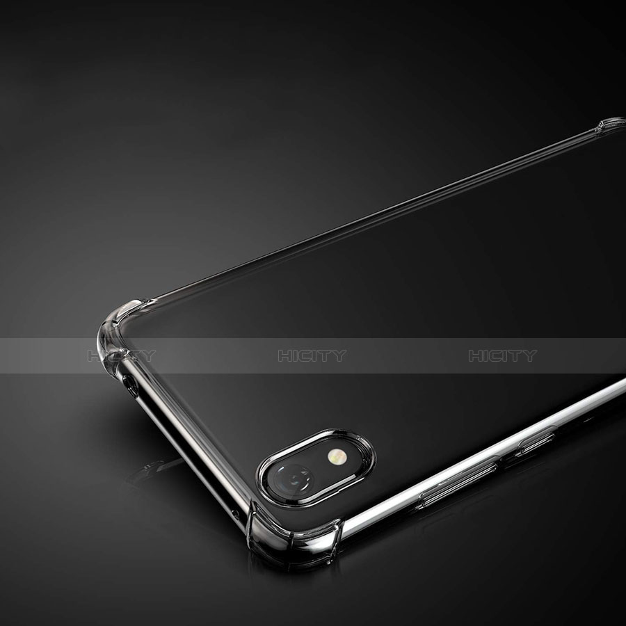 Huawei Honor Play 8用極薄ソフトケース シリコンケース 耐衝撃 全面保護 クリア透明 カバー ファーウェイ クリア