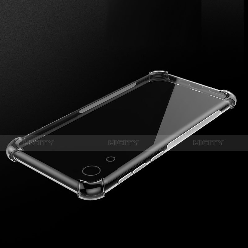 Huawei Honor Play 8A用極薄ソフトケース シリコンケース 耐衝撃 全面保護 クリア透明 カバー ファーウェイ クリア