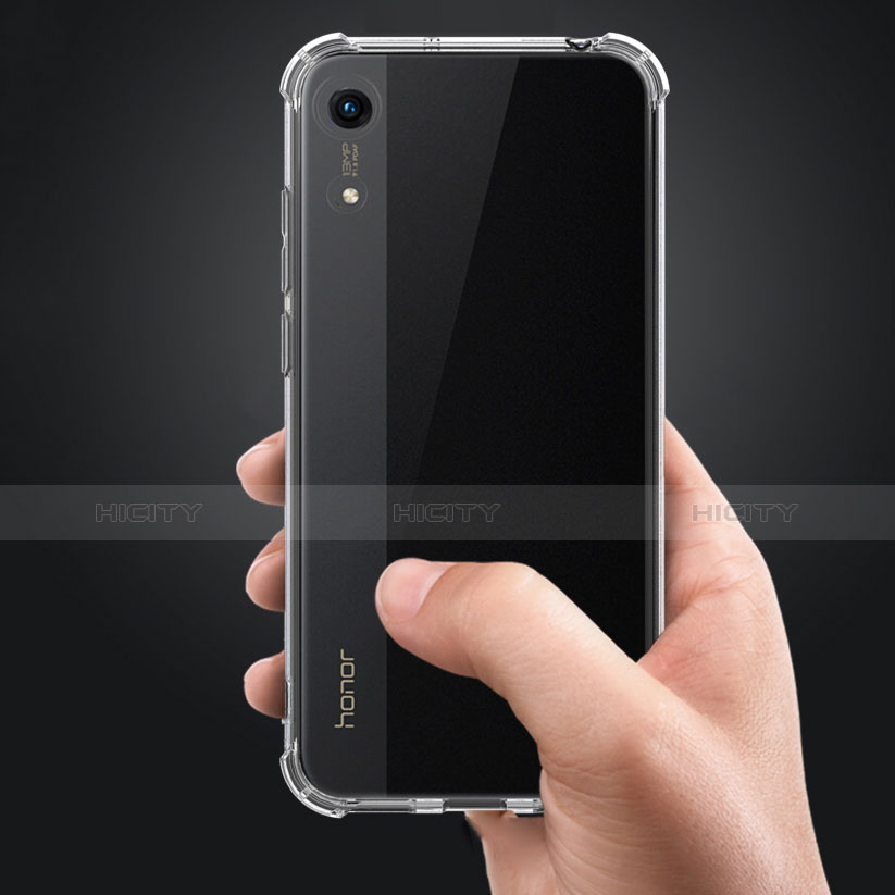 Huawei Honor Play 8A用極薄ソフトケース シリコンケース 耐衝撃 全面保護 クリア透明 T04 ファーウェイ クリア