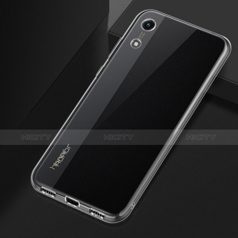 Huawei Honor Play 8A用極薄ソフトケース シリコンケース 耐衝撃 全面保護 クリア透明 T14 ファーウェイ クリア