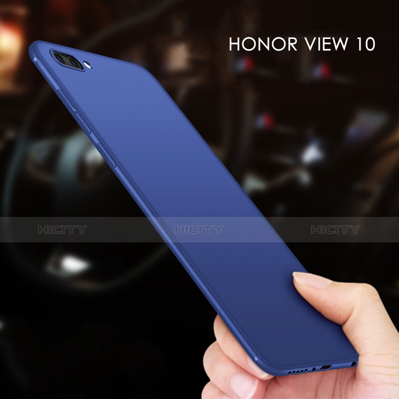 Huawei Honor V10用極薄ソフトケース シリコンケース 耐衝撃 全面保護 S04 ファーウェイ ネイビー