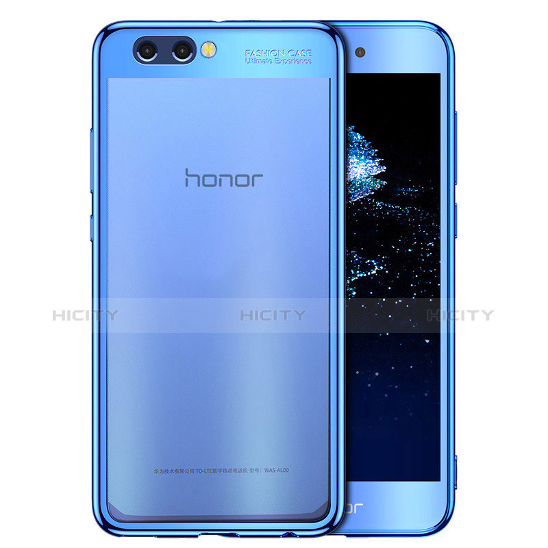 Huawei Honor V10用極薄ソフトケース シリコンケース 耐衝撃 全面保護 クリア透明 H04 ファーウェイ 
