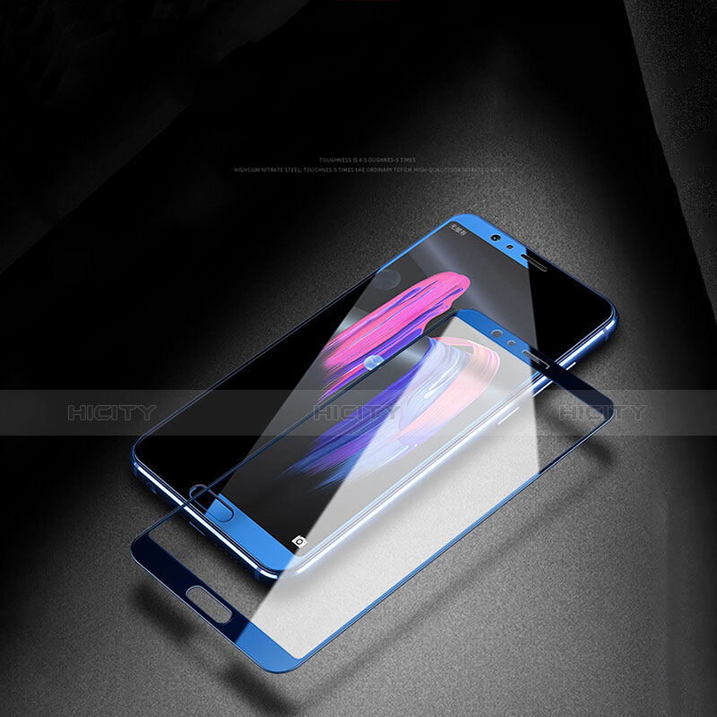 Huawei Honor V10用強化ガラス フル液晶保護フィルム F06 ファーウェイ ホワイト