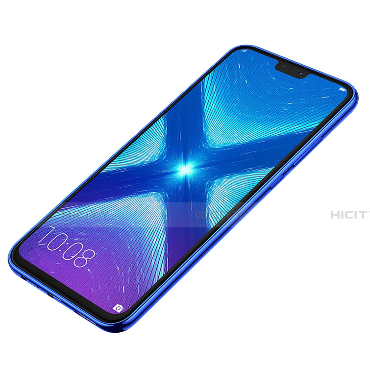 Huawei Honor V10 Lite用極薄ソフトケース シリコンケース 耐衝撃 全面保護 クリア透明 T04 ファーウェイ ネイビー