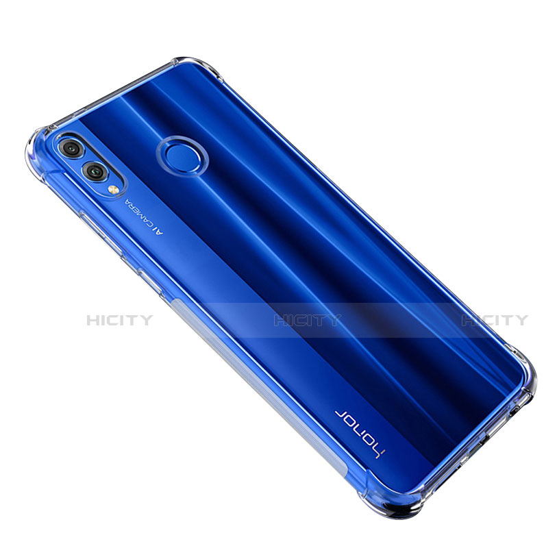 Huawei Honor V10 Lite用極薄ソフトケース シリコンケース 耐衝撃 全面保護 クリア透明 T05 ファーウェイ クリア