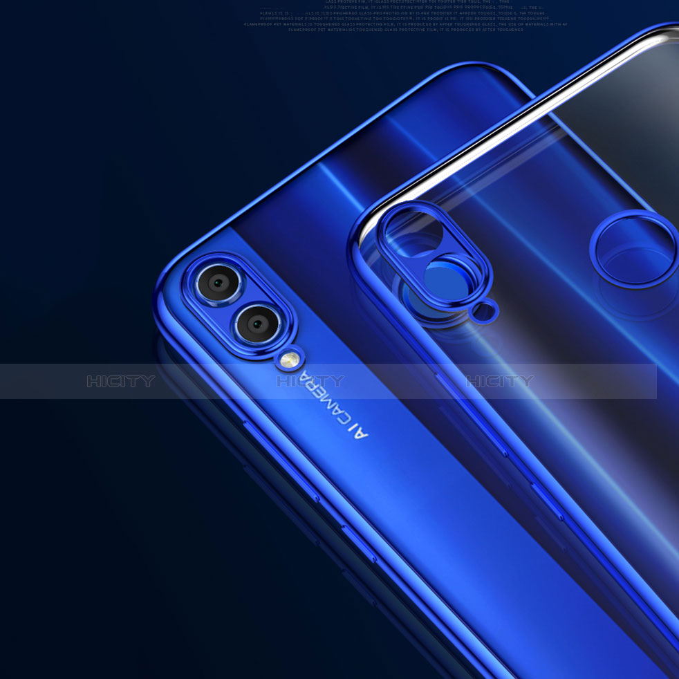 Huawei Honor V10 Lite用極薄ソフトケース シリコンケース 耐衝撃 全面保護 クリア透明 H01 ファーウェイ 