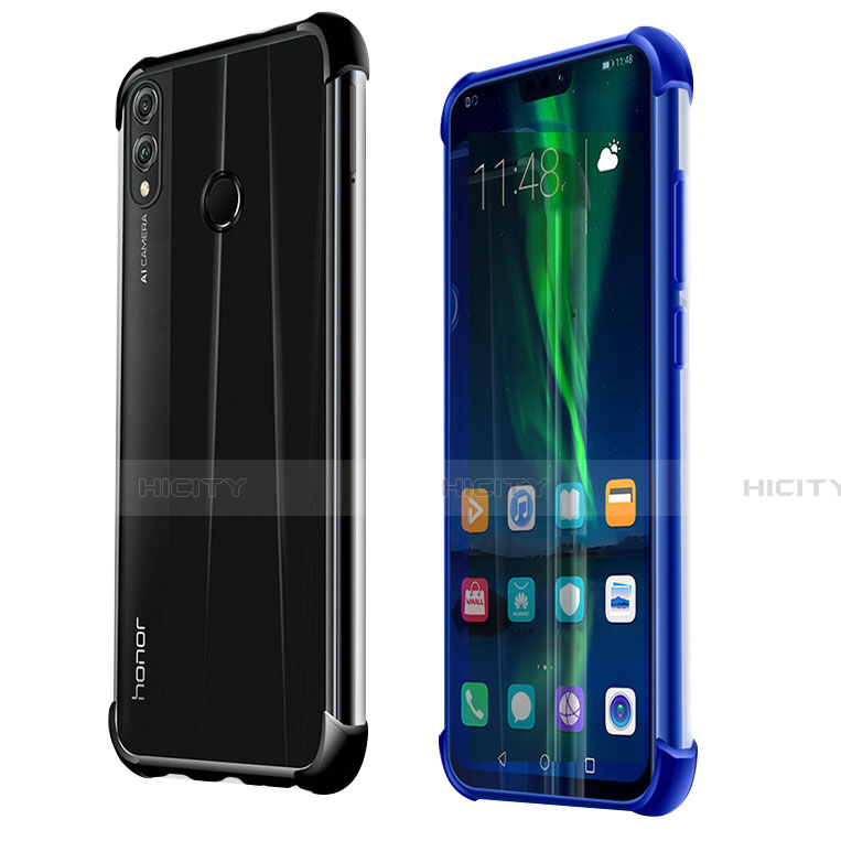 Huawei Honor V10 Lite用極薄ソフトケース シリコンケース 耐衝撃 全面保護 透明 H02 ファーウェイ 