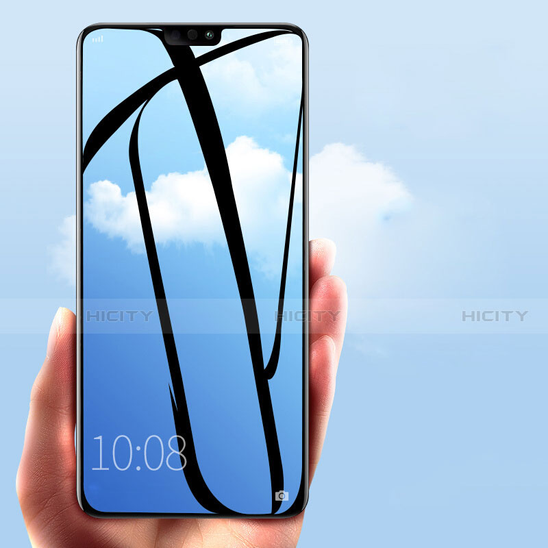 Huawei Honor V10 Lite用強化ガラス フル液晶保護フィルム F03 ファーウェイ ブラック