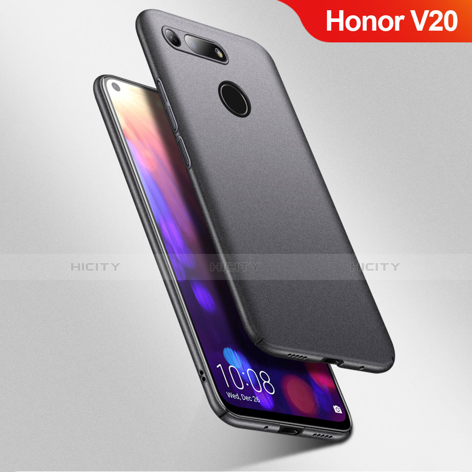 Huawei Honor V20用ハードケース プラスチック カバー ファーウェイ グレー