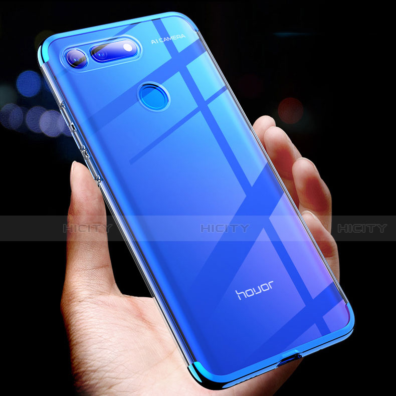 Huawei Honor V20用極薄ソフトケース シリコンケース 耐衝撃 全面保護 クリア透明 S06 ファーウェイ 