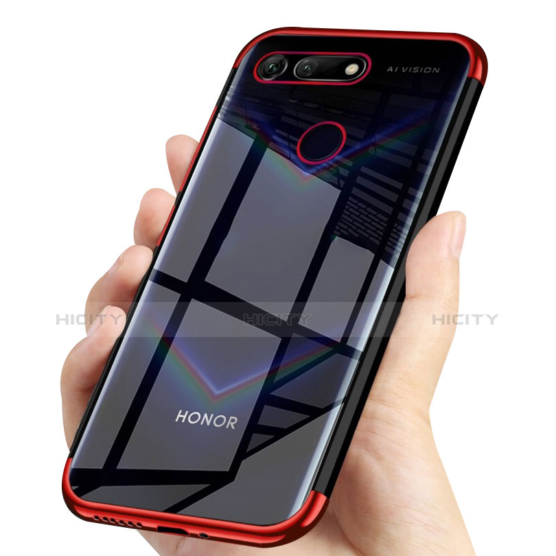 Huawei Honor V20用極薄ソフトケース シリコンケース 耐衝撃 全面保護 クリア透明 H04 ファーウェイ 