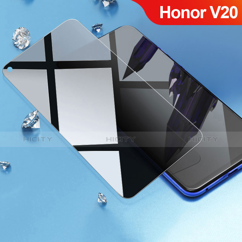 Huawei Honor V20用反スパイ 強化ガラス 液晶保護フィルム M01 ファーウェイ クリア