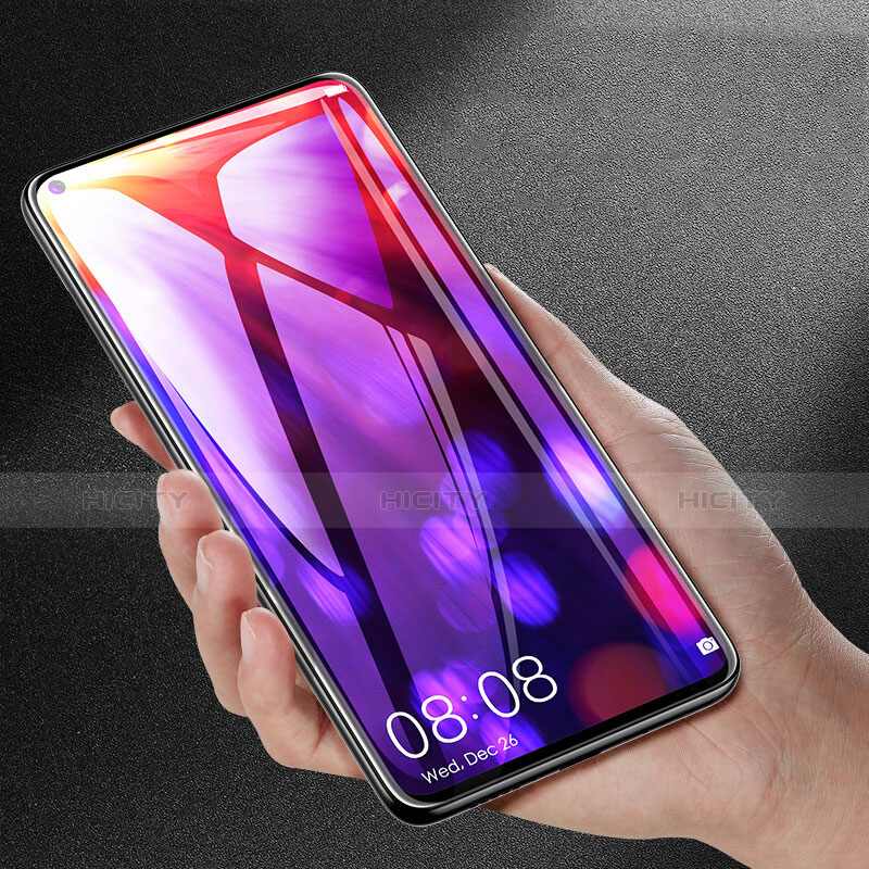 Huawei Honor V20用強化ガラス フル液晶保護フィルム アンチグレア ブルーライト ファーウェイ ブラック