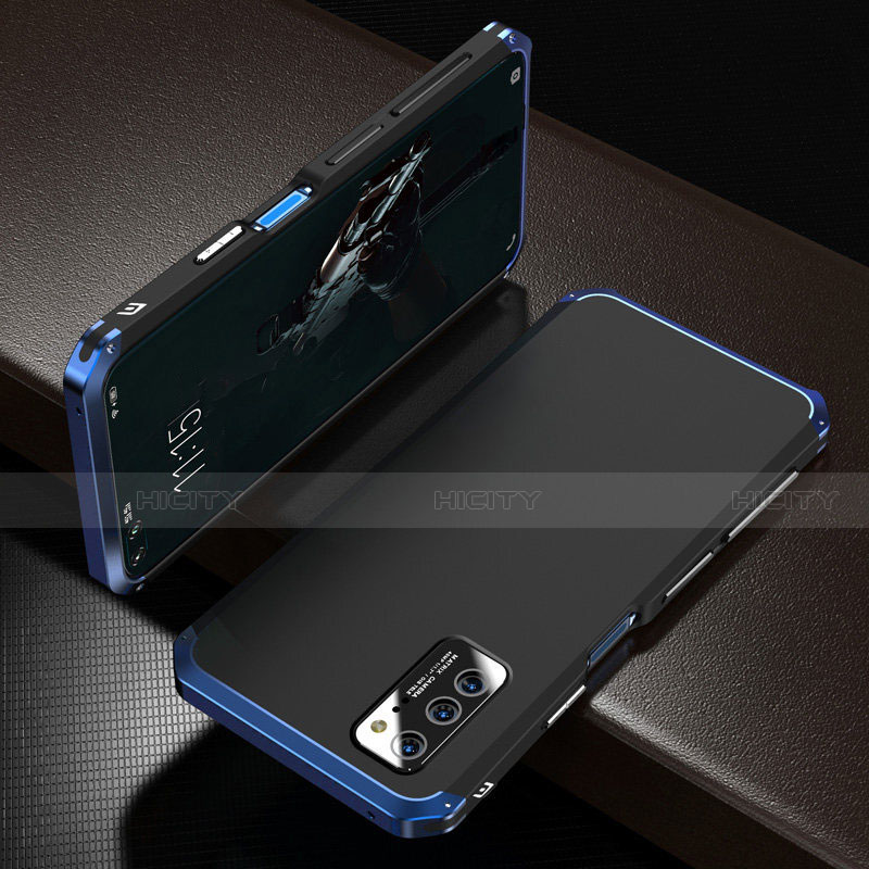 Huawei Honor V30 5G用ケース 高級感 手触り良い アルミメタル 製の金属製 カバー M01 ファーウェイ ネイビー・ブラック