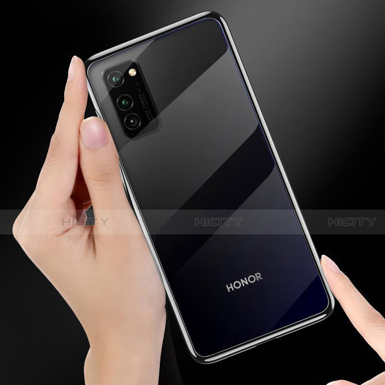 Huawei Honor V30 5G用極薄ソフトケース シリコンケース 耐衝撃 全面保護 クリア透明 S03 ファーウェイ 