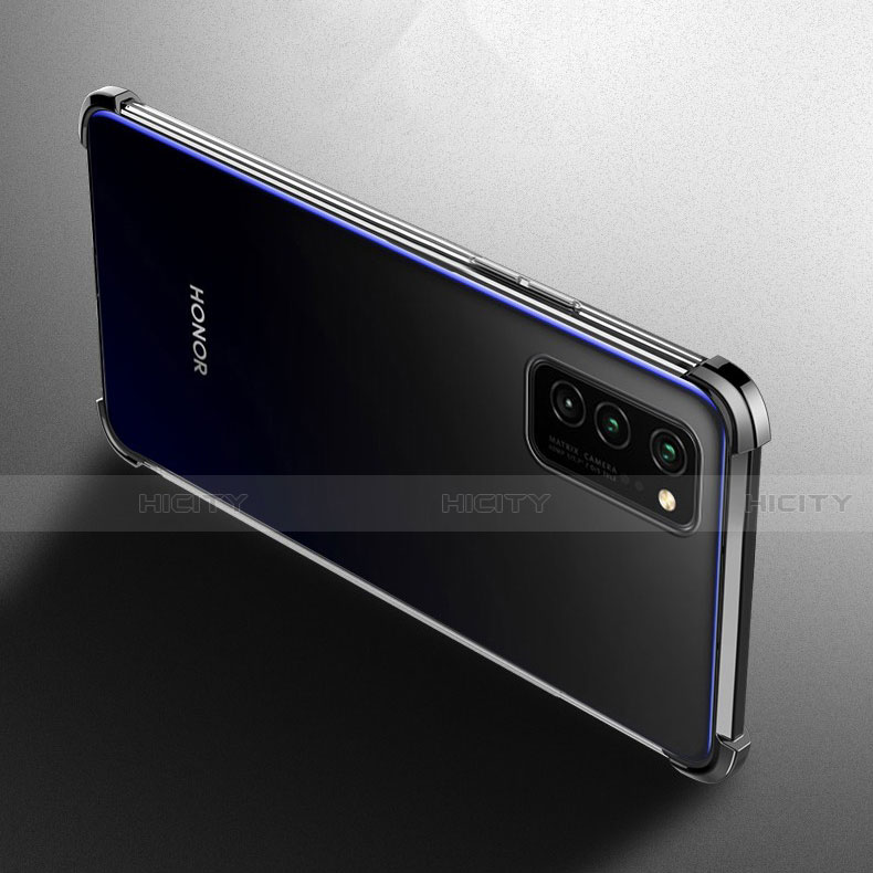 Huawei Honor V30 5G用極薄ソフトケース シリコンケース 耐衝撃 全面保護 クリア透明 S02 ファーウェイ 