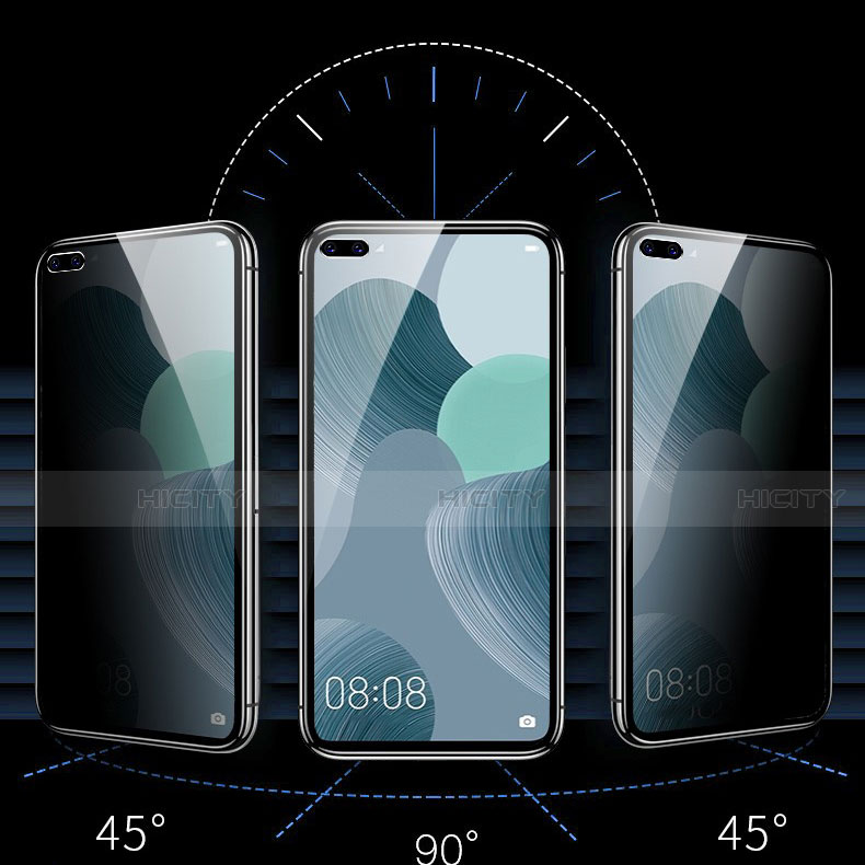 Huawei Honor V30 5G用反スパイ 強化ガラス 液晶保護フィルム ファーウェイ クリア