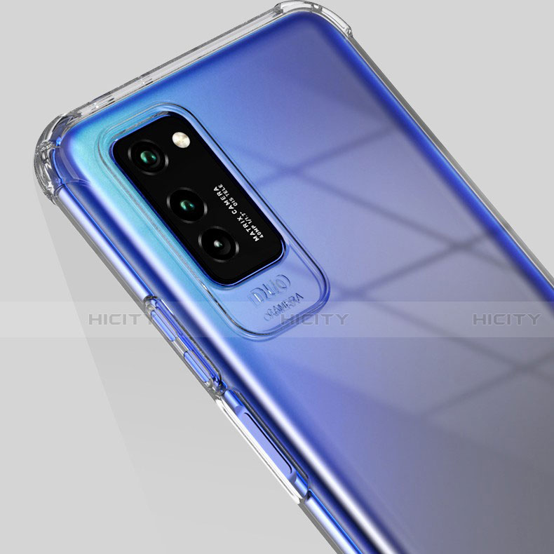 Huawei Honor V30 Pro 5G用極薄ソフトケース シリコンケース 耐衝撃 全面保護 クリア透明 K06 ファーウェイ クリア