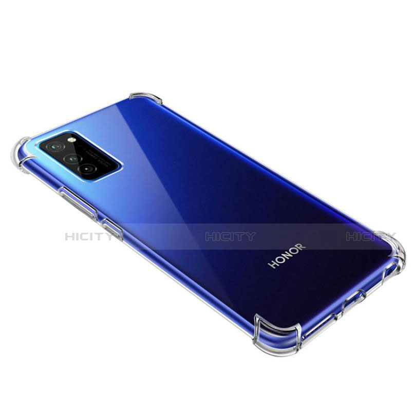 Huawei Honor V30 Pro 5G用極薄ソフトケース シリコンケース 耐衝撃 全面保護 クリア透明 K03 ファーウェイ クリア