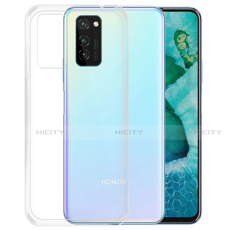 Huawei Honor V30 Pro 5G用極薄ソフトケース シリコンケース 耐衝撃 全面保護 クリア透明 K01 ファーウェイ クリア