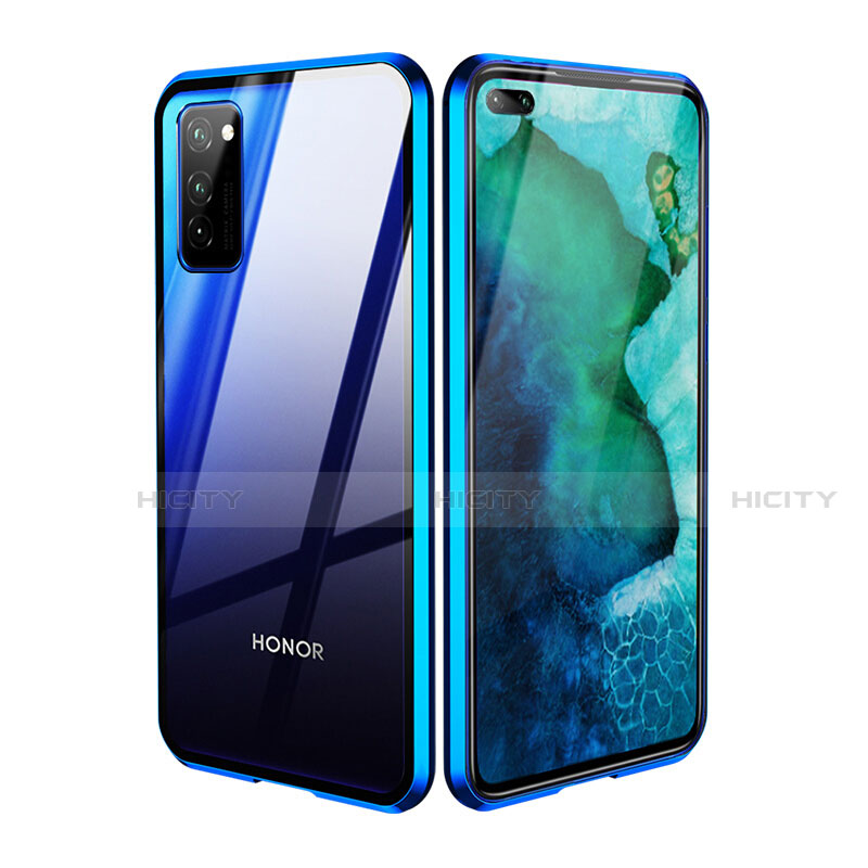 Huawei Honor V30 Pro 5G用ケース 高級感 手触り良い アルミメタル 製の金属製 360度 フルカバーバンパー 鏡面 カバー T03 ファーウェイ 