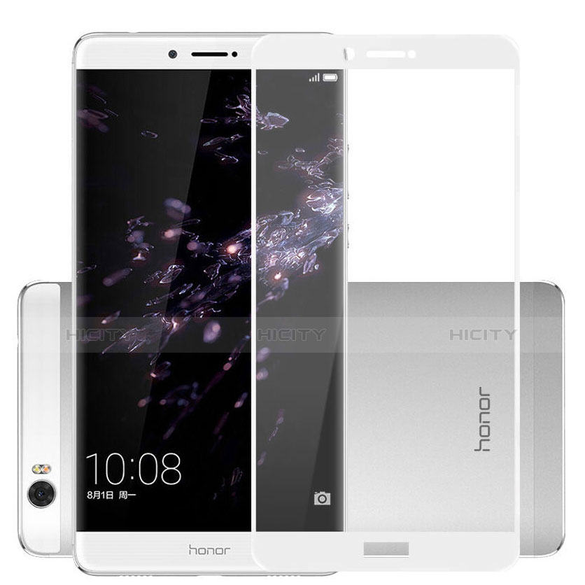 Huawei Honor V8 Max用強化ガラス フル液晶保護フィルム F02 ファーウェイ ホワイト