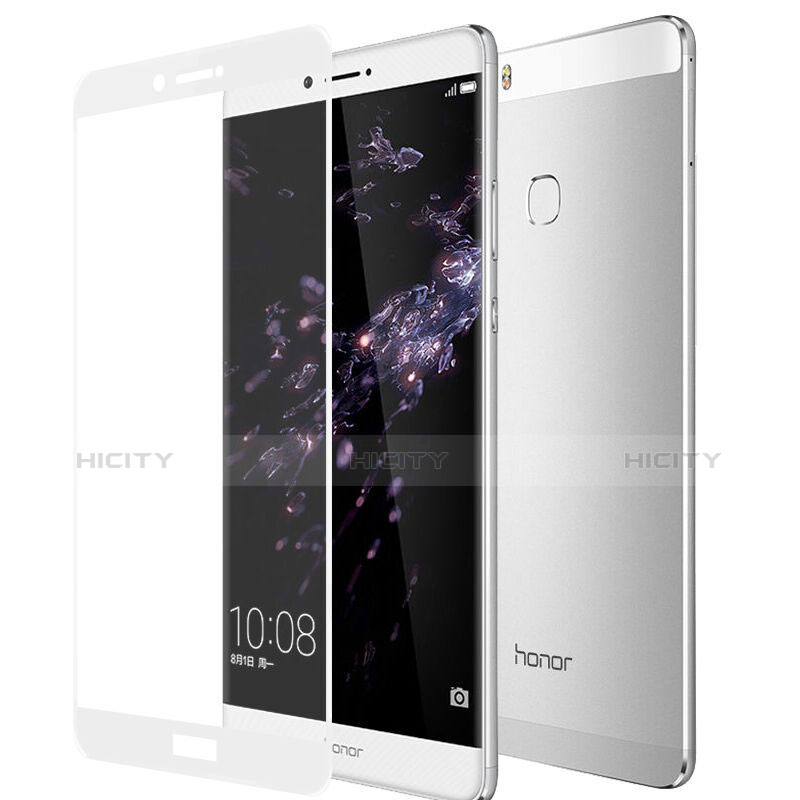 Huawei Honor V8 Max用強化ガラス フル液晶保護フィルム F02 ファーウェイ ホワイト