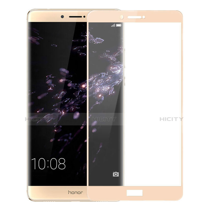 Huawei Honor V8 Max用強化ガラス フル液晶保護フィルム F03 ファーウェイ ゴールド