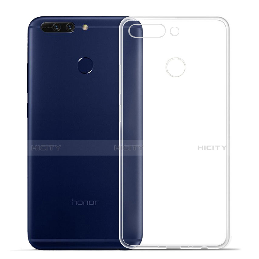 Huawei Honor V9用極薄ソフトケース シリコンケース 耐衝撃 全面保護 クリア透明 カバー ファーウェイ クリア