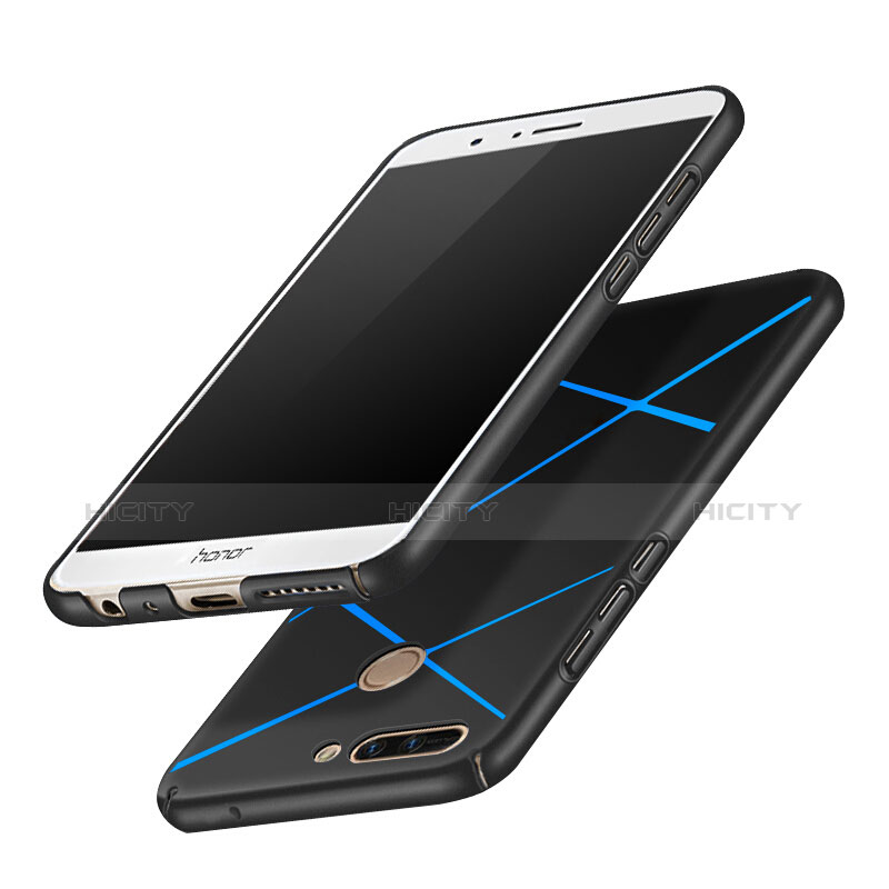 Huawei Honor V9用ハードケース プラスチック 質感もマット Line ファーウェイ ブラック