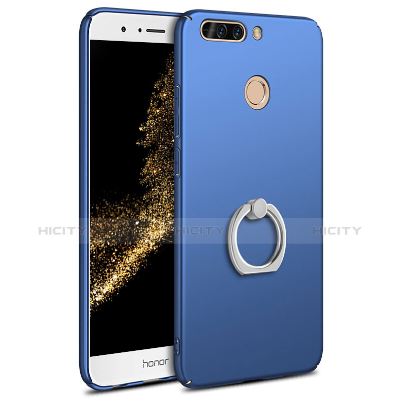 Huawei Honor V9用ハードケース プラスチック 質感もマット アンド指輪 A01 ファーウェイ 