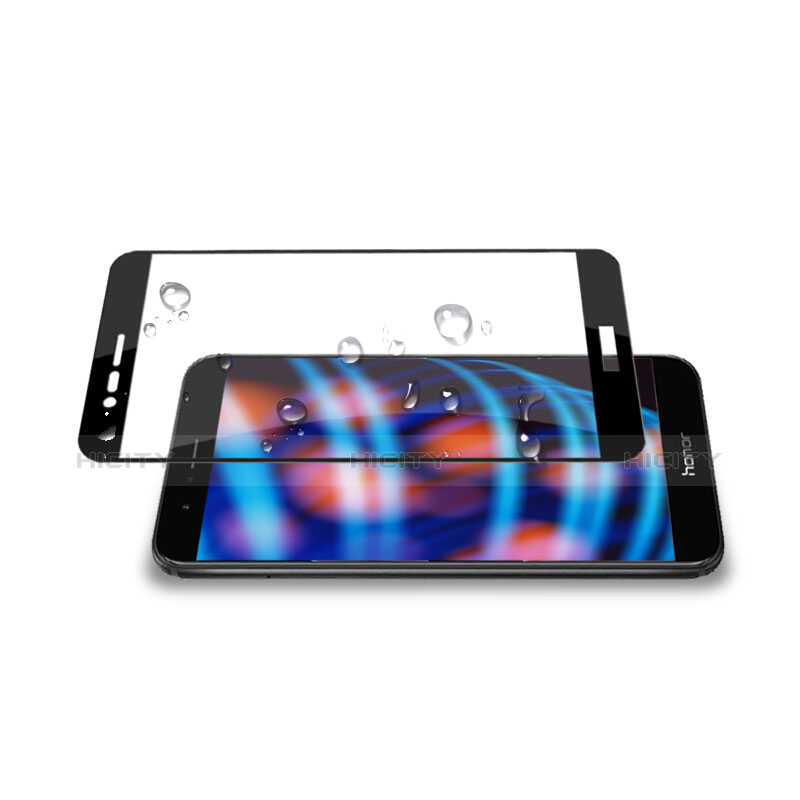 Huawei Honor V9用強化ガラス フル液晶保護フィルム ファーウェイ ブラック