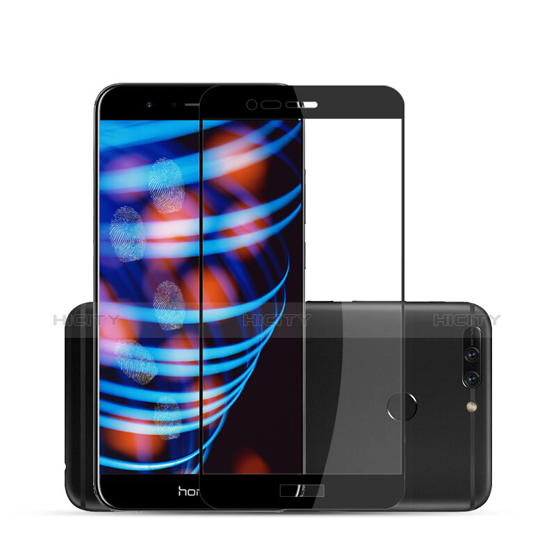 Huawei Honor V9用強化ガラス フル液晶保護フィルム ファーウェイ ブラック
