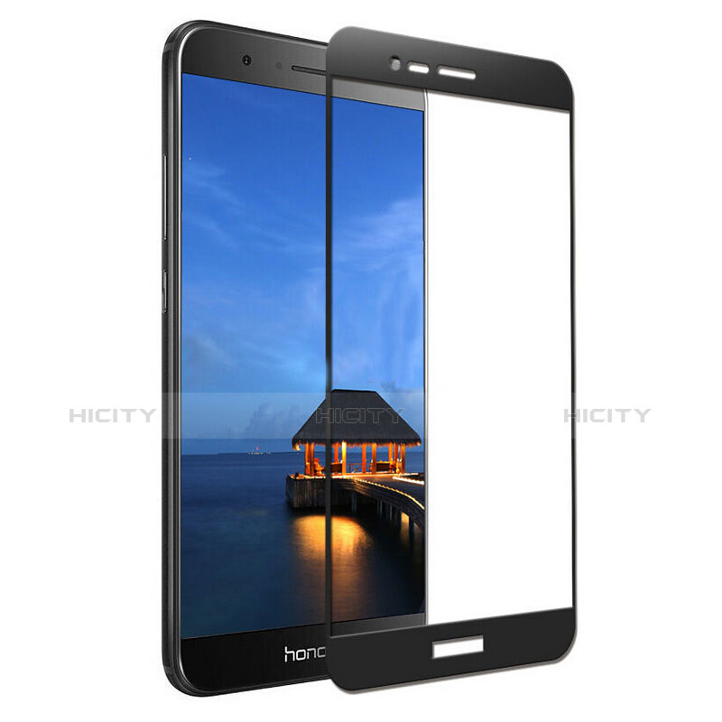 Huawei Honor V9用強化ガラス フル液晶保護フィルム F02 ファーウェイ ブラック