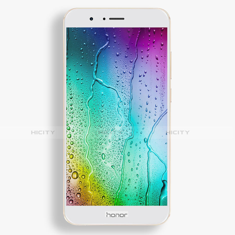 Huawei Honor V9用強化ガラス フル液晶保護フィルム F04 ファーウェイ ホワイト