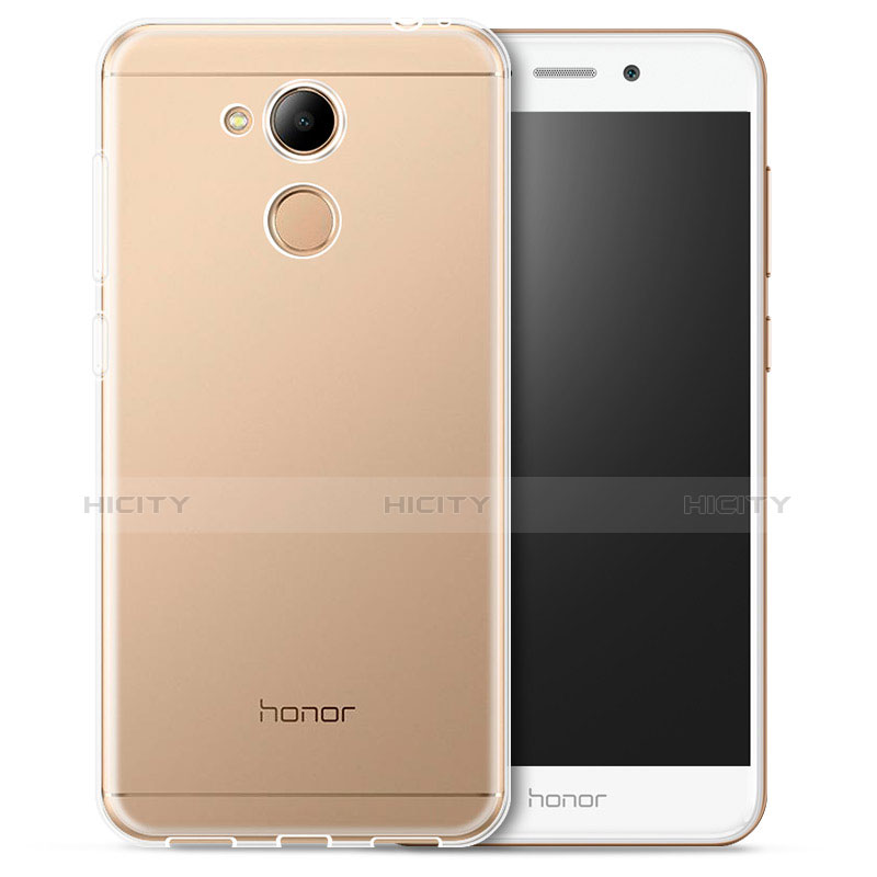 Huawei Honor V9 Play用極薄ソフトケース シリコンケース 耐衝撃 全面保護 クリア透明 T02 ファーウェイ クリア