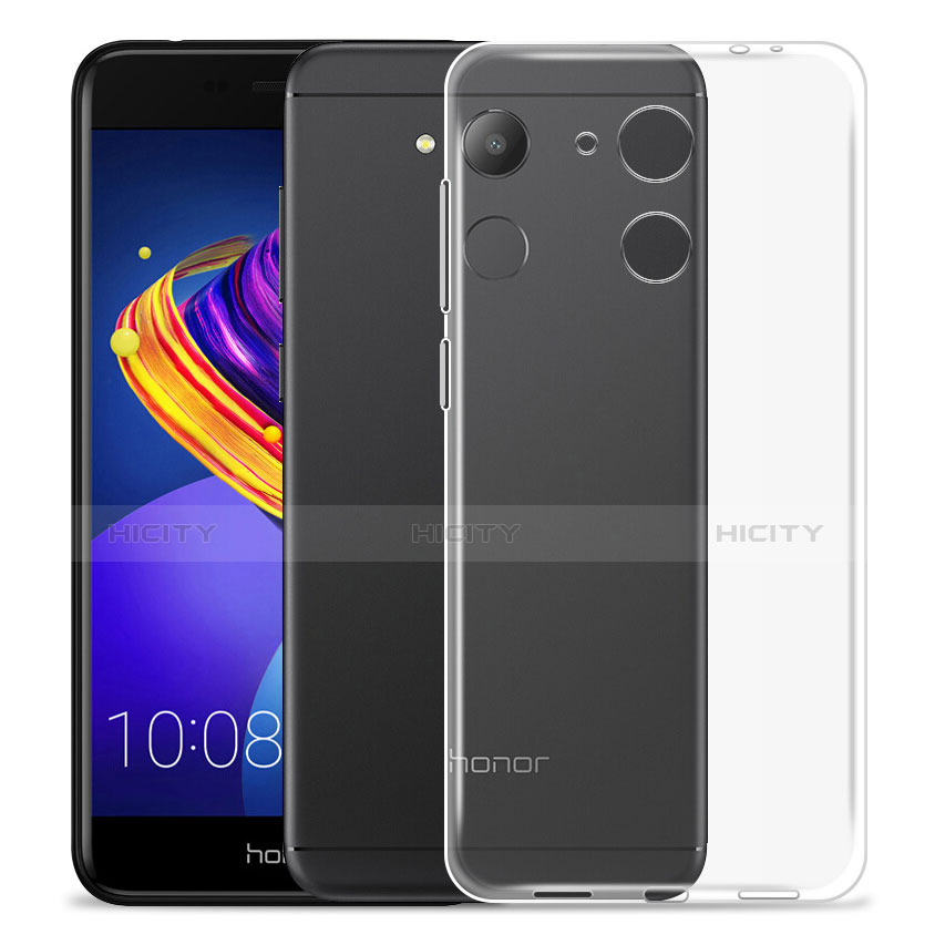 Huawei Honor V9 Play用極薄ソフトケース シリコンケース 耐衝撃 全面保護 クリア透明 ファーウェイ クリア