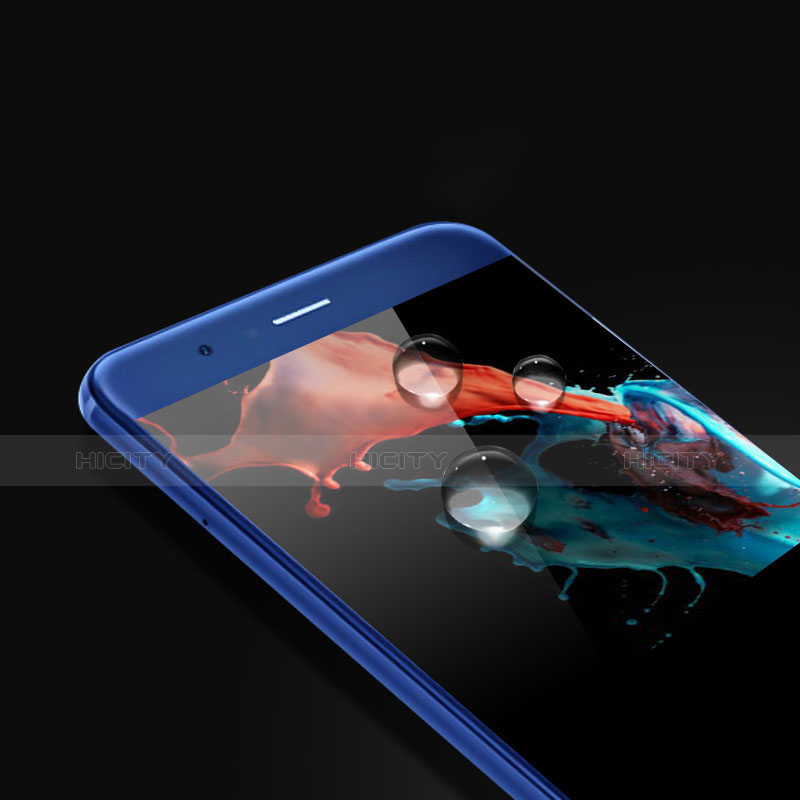 Huawei Honor V9 Play用強化ガラス フル液晶保護フィルム F04 ファーウェイ ネイビー