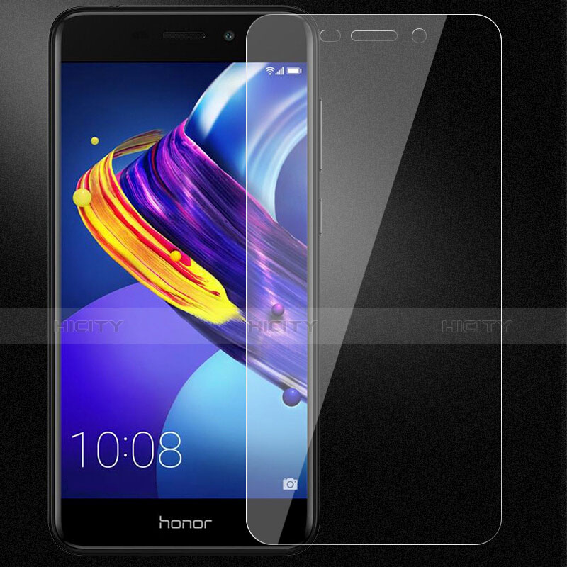 Huawei Honor V9 Play用強化ガラス 液晶保護フィルム T04 ファーウェイ クリア
