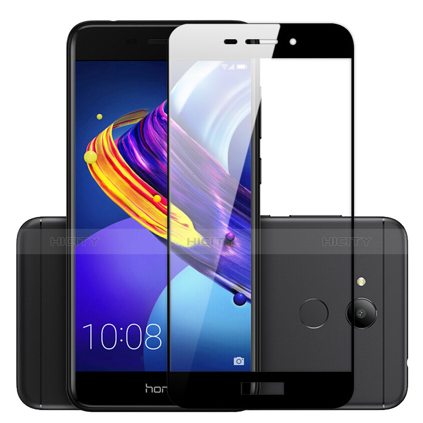 Huawei Honor V9 Play用強化ガラス フル液晶保護フィルム ファーウェイ ブラック