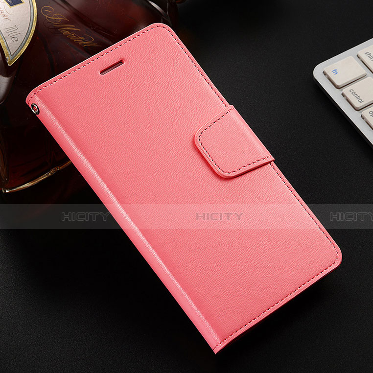 Huawei Honor View 10 Lite用手帳型 レザーケース スタンド カバー L03 ファーウェイ ピンク